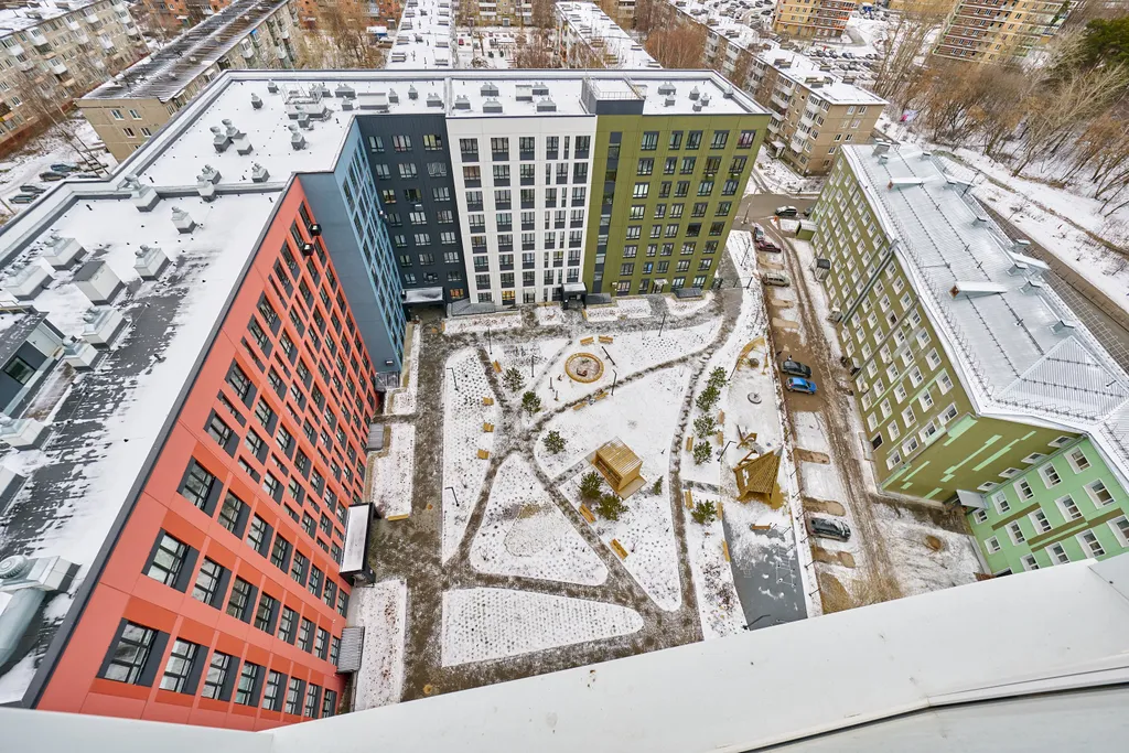 Современная студия в новом доме