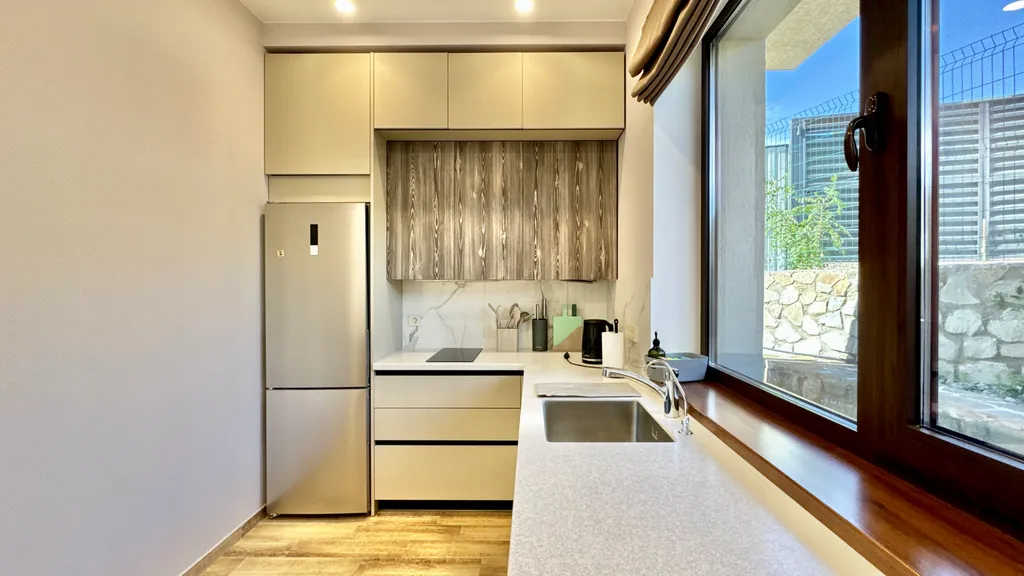 Таунхаус Панда в лесной зоне с подогреваемым бассейном и баней Кореиз