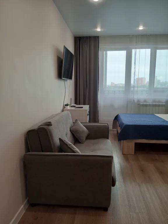 Уютная студия с видом на реку