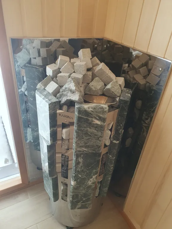 Дом с видом на озеро с баней