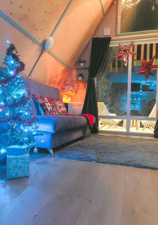 Дом коттедж А-Фрейм с баней на дровах A-frame Териберка