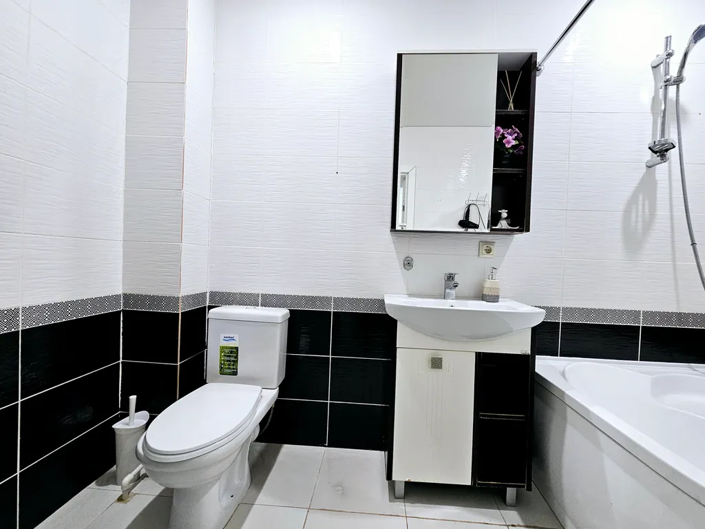 2-к для 6 гостей в современном ЖК Адмирал