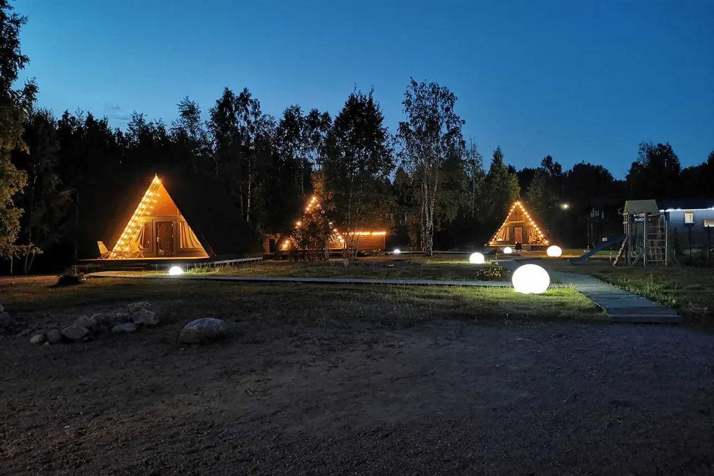 Коттедж Коттедж A-frame на участке 20 соток — Светлое