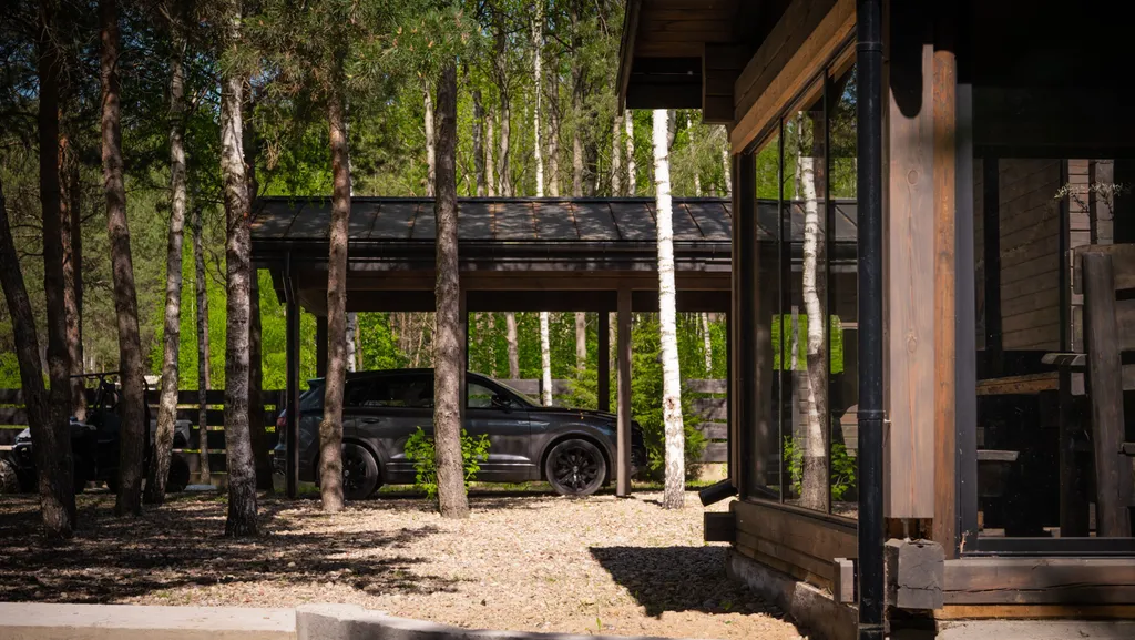 Уникальный домик с баней в лесу и тишине