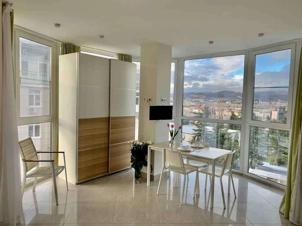 Квартира Квартира Панорамная студия с видом на горы — Сириус