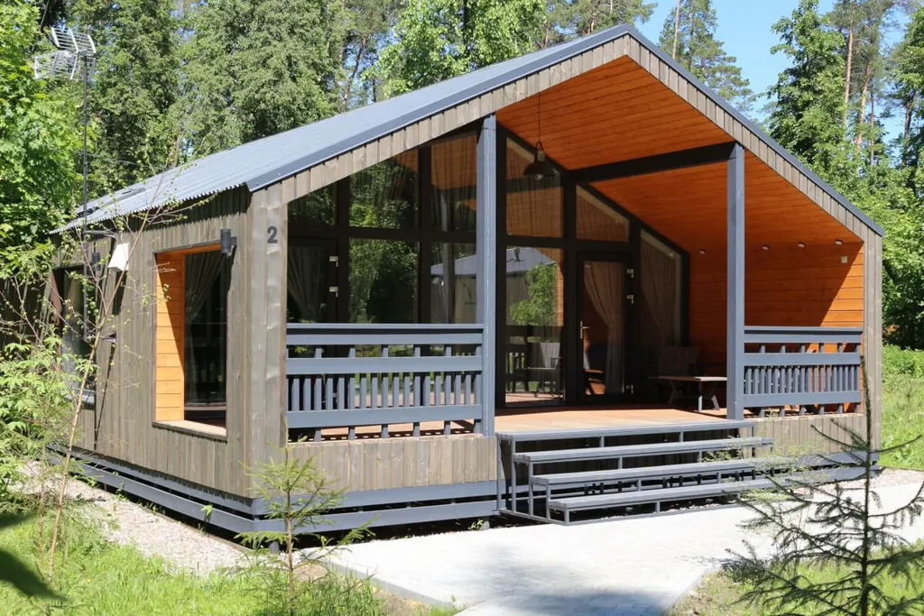 Коттедж Большое бунгало в лесном массиве — аренда посуточно в Воскресенск