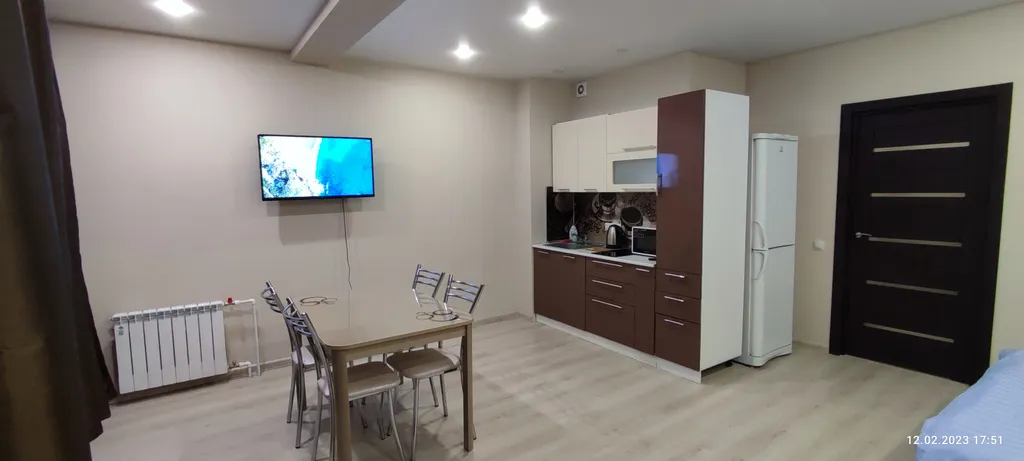 Квартира Квартира Просторная нежная студия — Самара