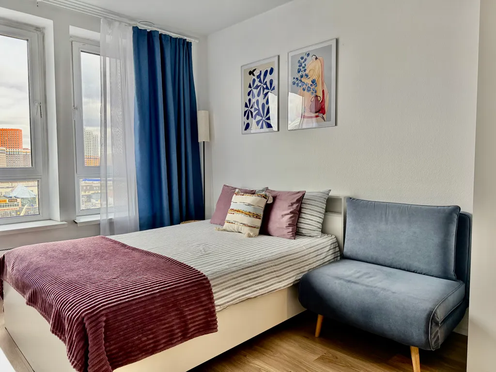 Квартира Тёплая студия у метро Котельники, 1 минута — Котельники