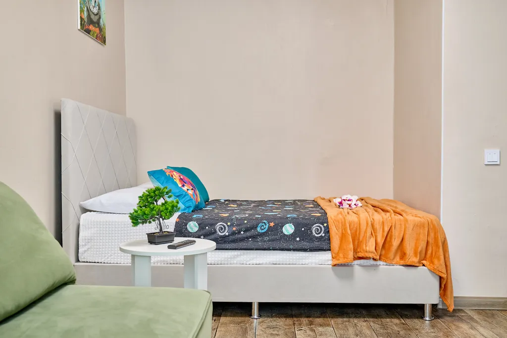 Однокомнатная квартира с балконом вместительность на 4 человека