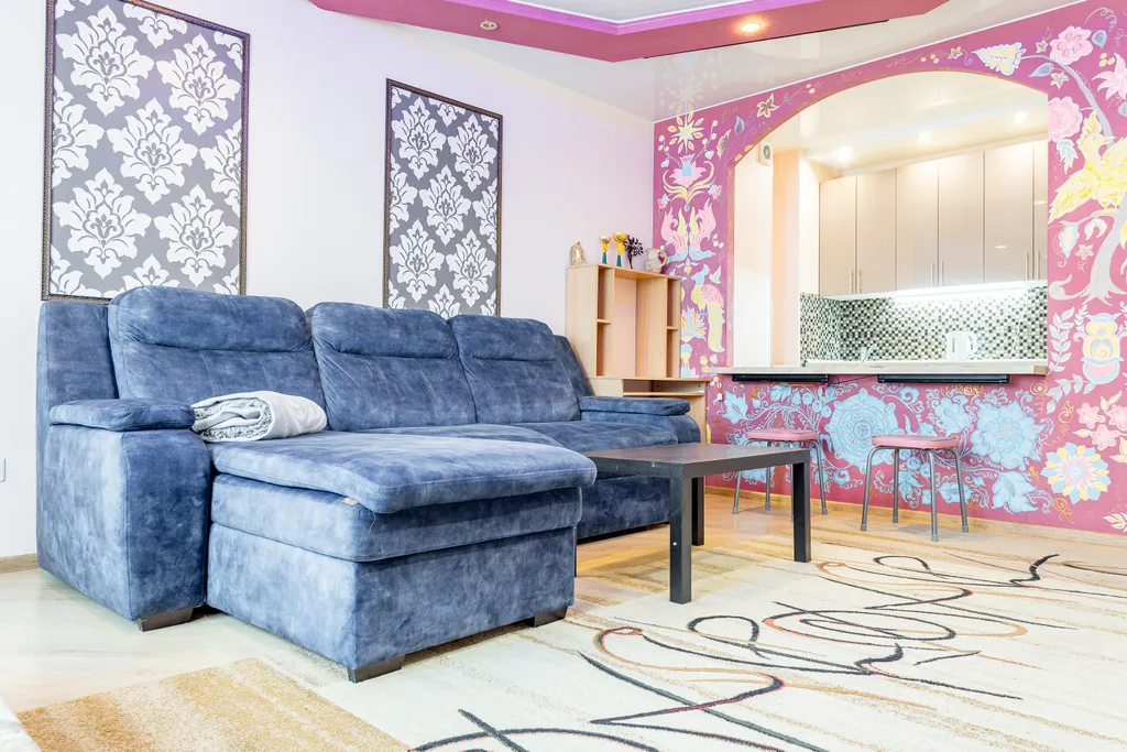 Квартира с оригинальным дизайнерским ремонтом