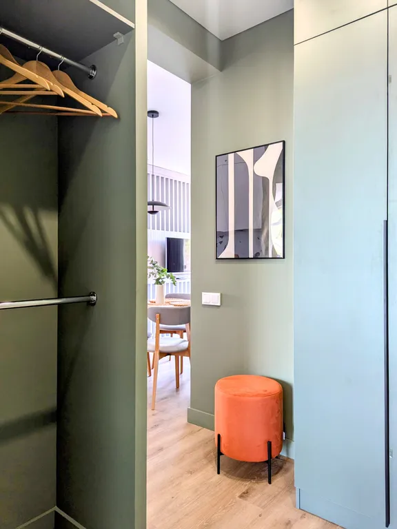 Новая квартира с видовым балконом и лыжной комнатой