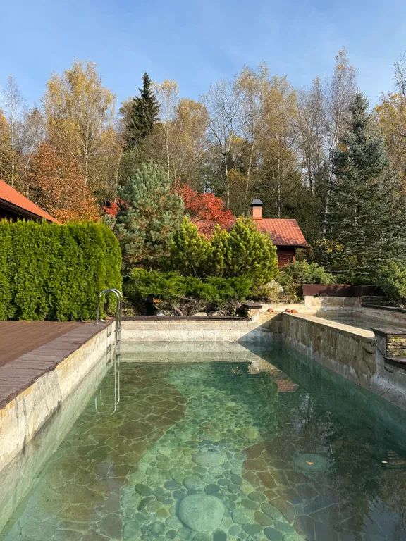 Уютный охотничий дом с чаном, бассейном и баней