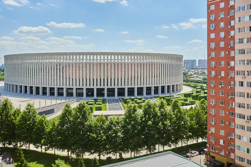 Квартира Комфортная квартира с видом на стадион и парк Краснодар — Краснодар