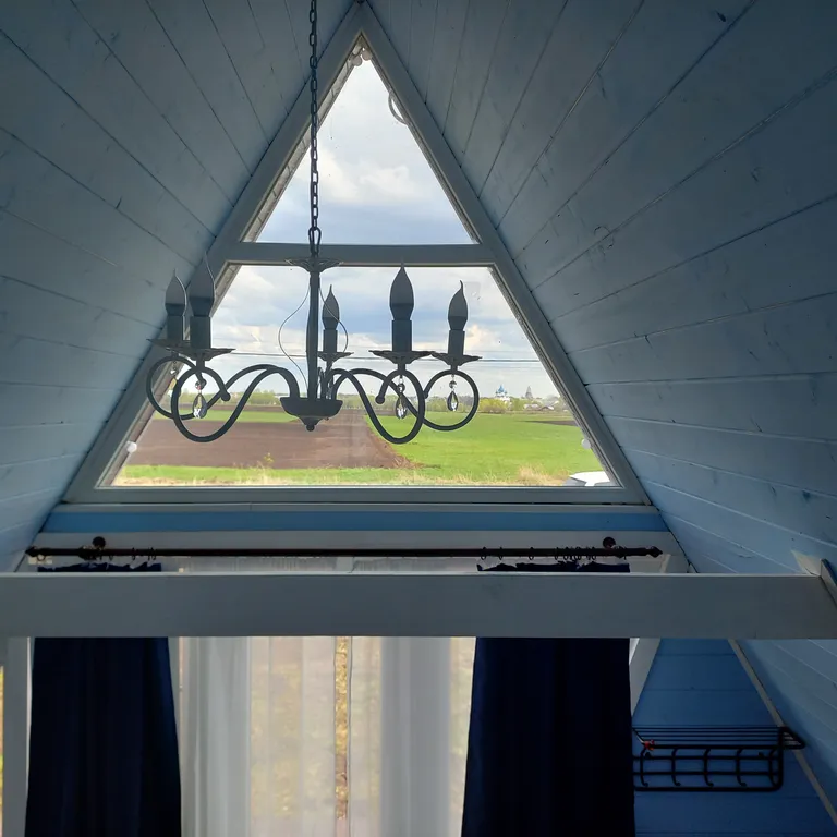 A-frame с сауной