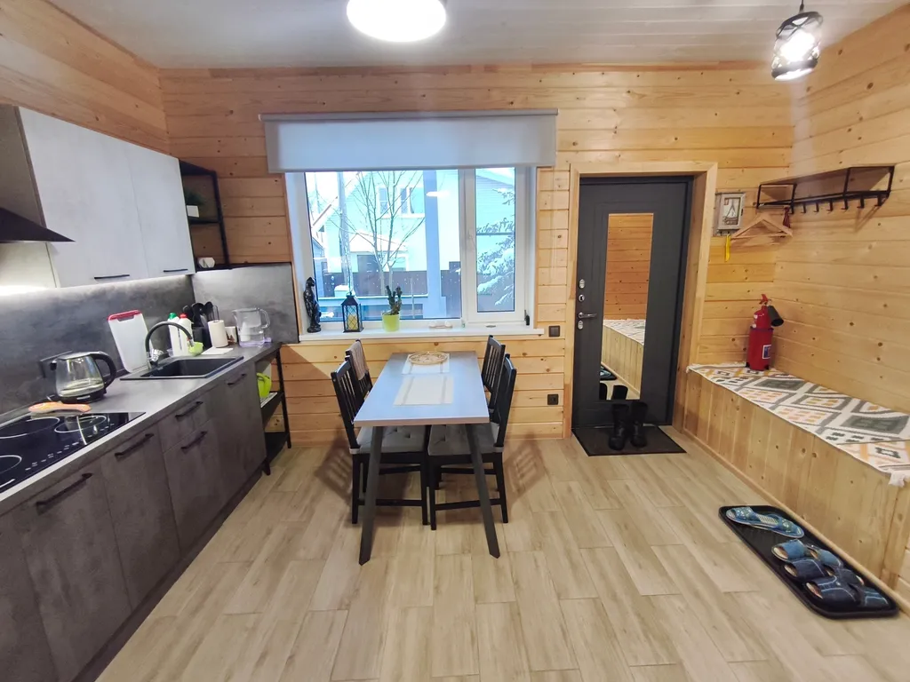 Дом с сауной и барбекю