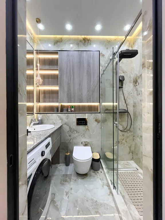 Дизайнерская студия с продуманным интерьером и видом на Ташкент сити