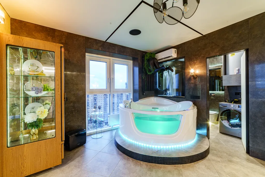 Квартира с джакузи для романтических вечеров