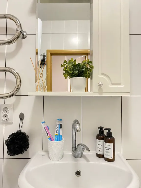 Уютная квартира с ортопедическим матрасом и панорамным балконом