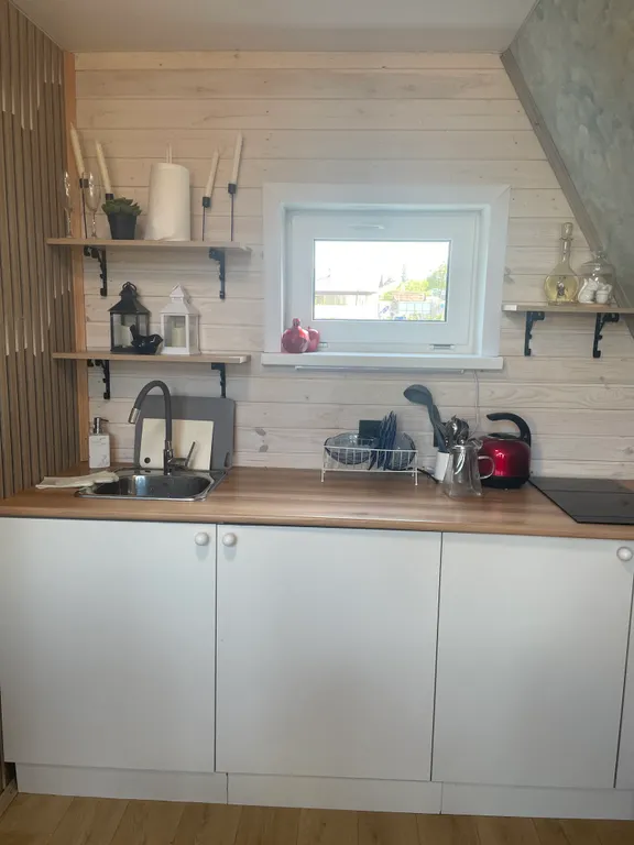 Сказочный А-фрейм с отдельной баней из липы в заповедном лесу