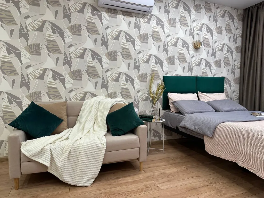 Уютная студия с балконом в шаге от Тинькофф холл и УфаАрена