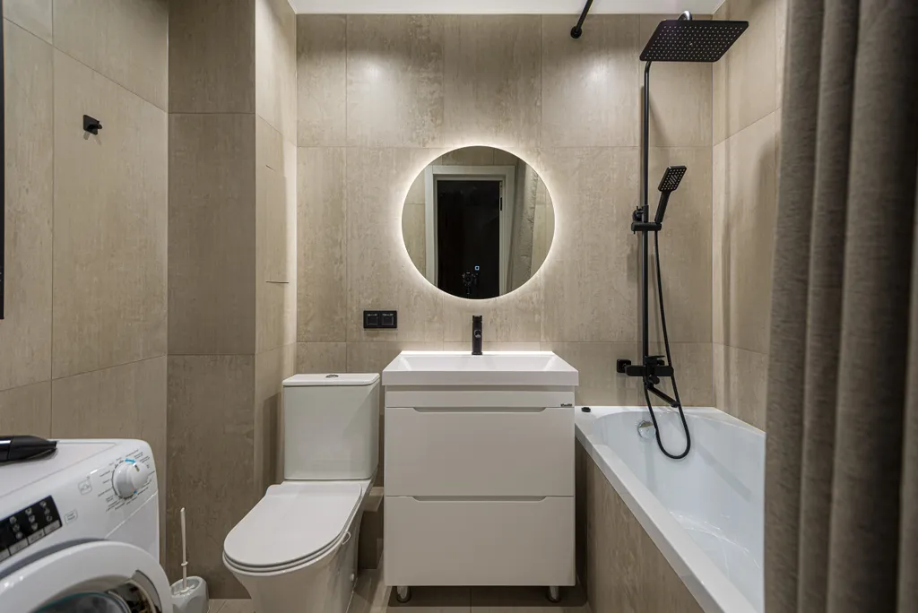 Стильная недалеко от залива, с гостиничным сервисом, бесконтактно