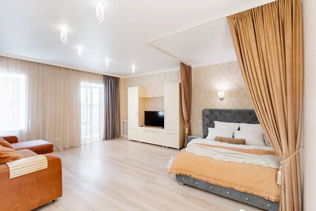 Современная, просторная квартира с кондиционером