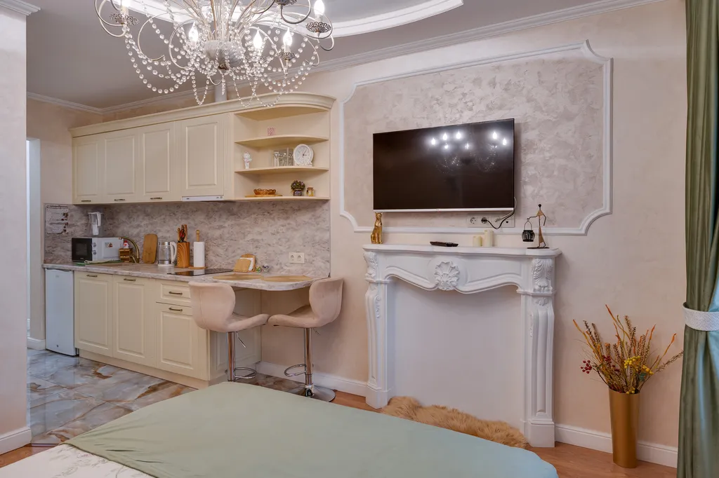 Уютный апартамент в теплых тонах