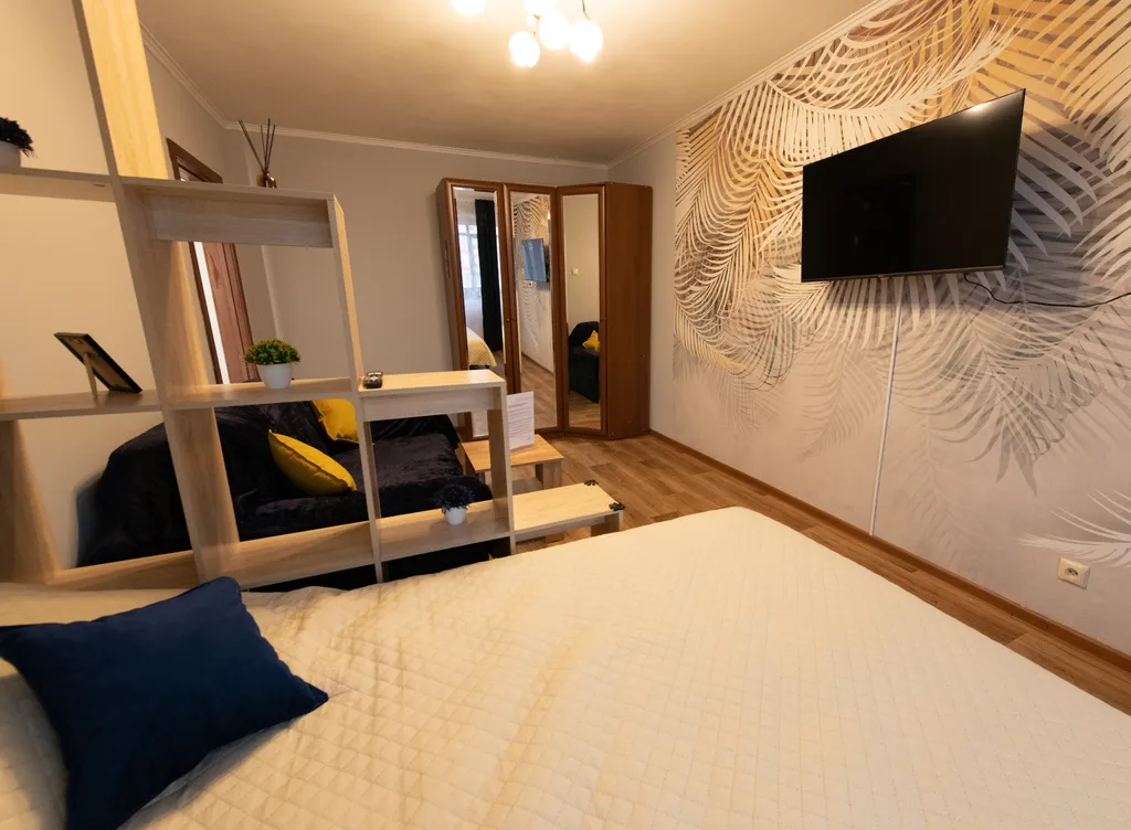 Уютная 1-комнатная квартира в тихом районе, на самом въезде в город