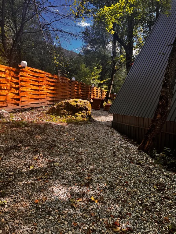 Коттедж Дом А-фрейм в живописном лесу — Архыз