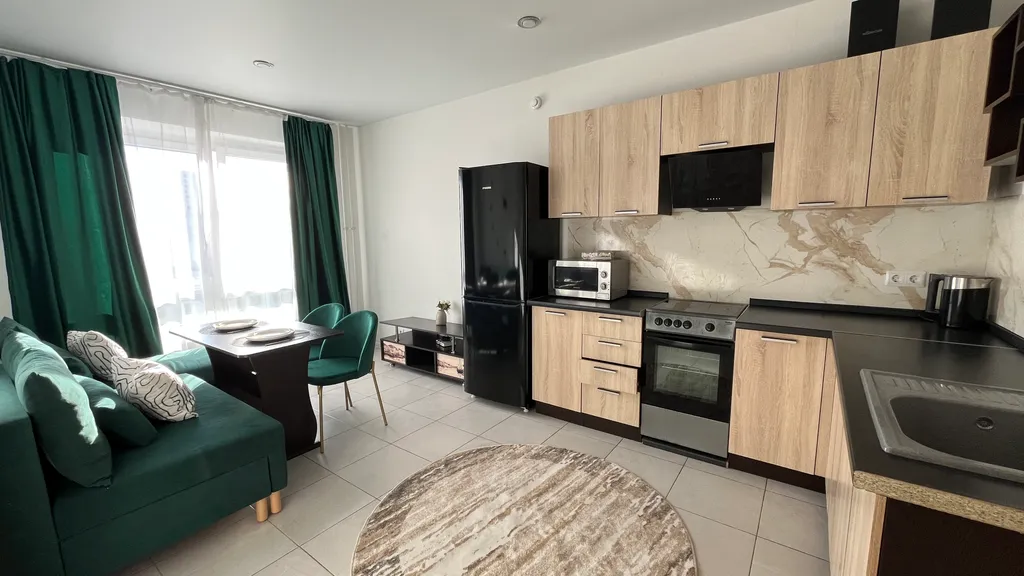 Евродвушка на 1-4 человек в новом районе со свежим ремонтом