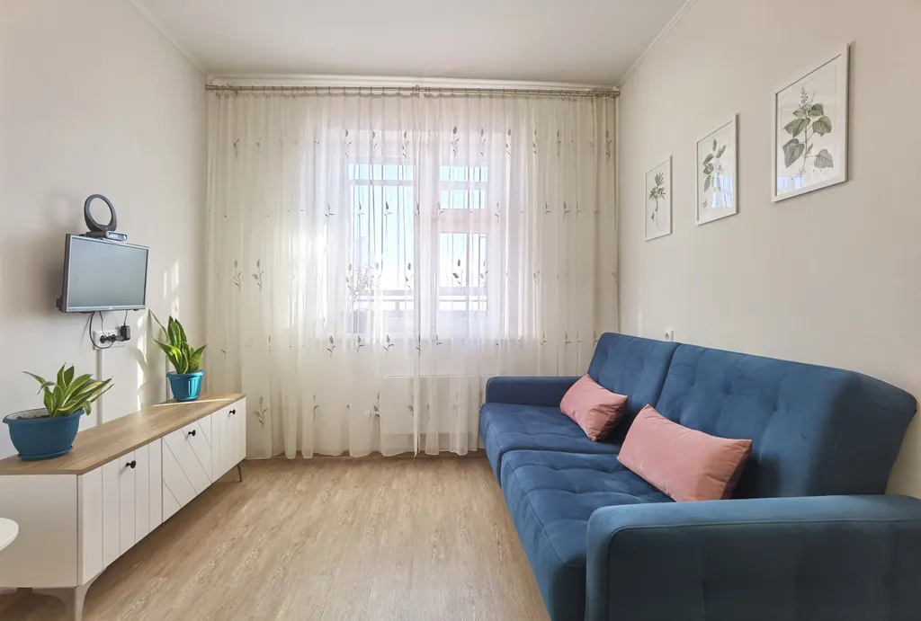 Просторная евродвухкомнатная квартира