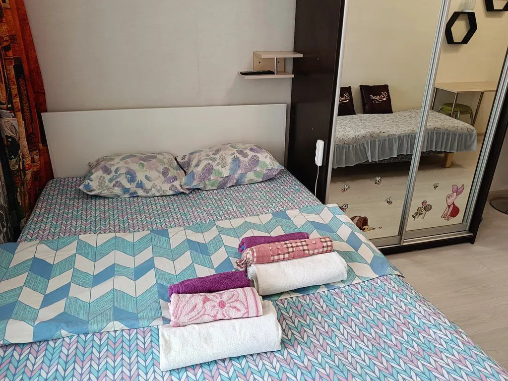 Квартира Уютная студия с видом на бульвар — аренда посуточно в Мурино