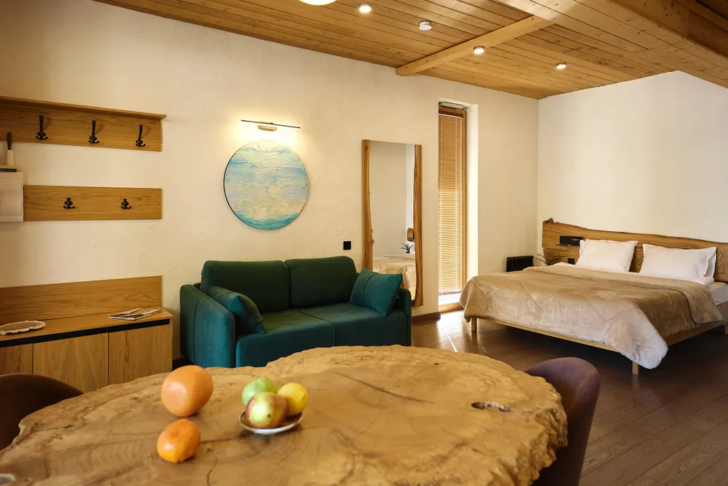 Квартира Студия Воздух с классной кухней в гостевом доме Пентакли в Красной Поляне — аренда посуточно в Красная Поляна