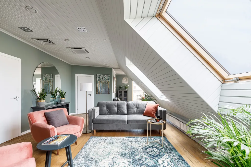 Квартира Квартира Мансарда с видом на город — Санкт-Петербург