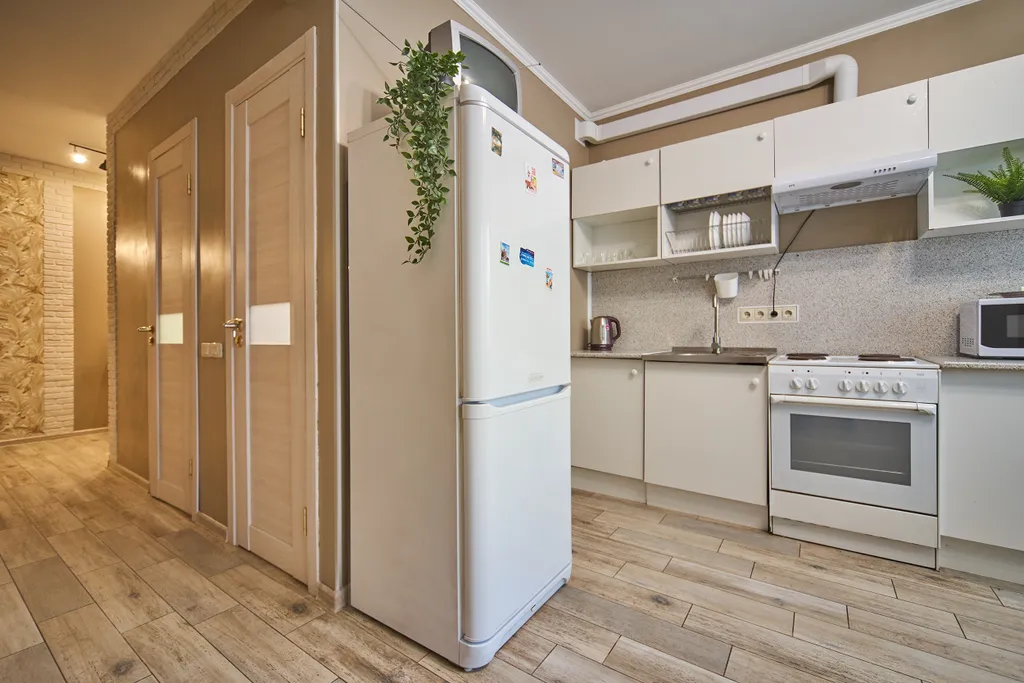 Вид на реку и крокус