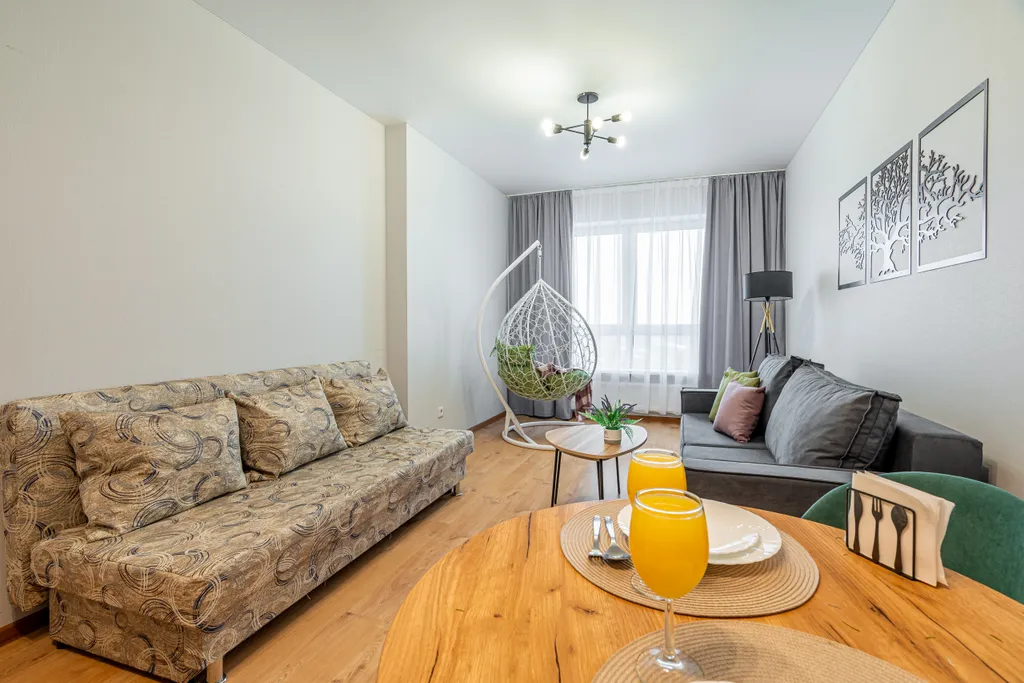 Квартира Квартира Евродвушка с прекрасным видом на город вблизи — Ярославль