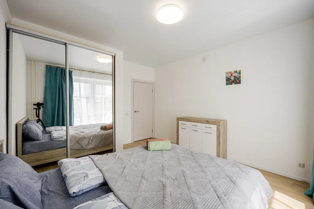 Уютная квартира с видом на парк рядом с метро