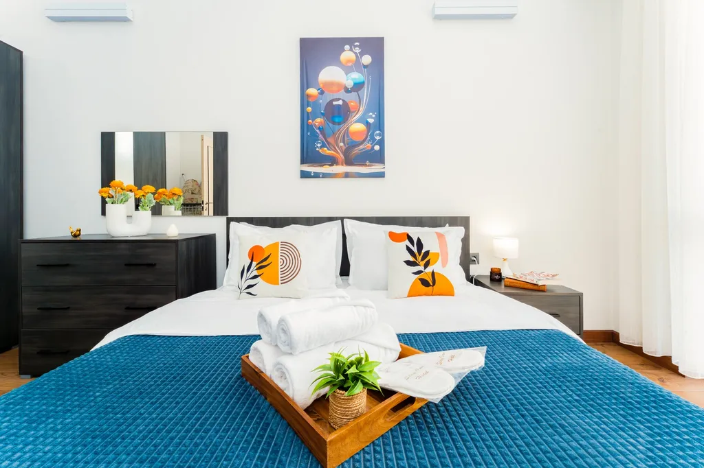 Стильная квартира с балконом у Площади Республики