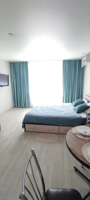 Студия со свежим ремонтом