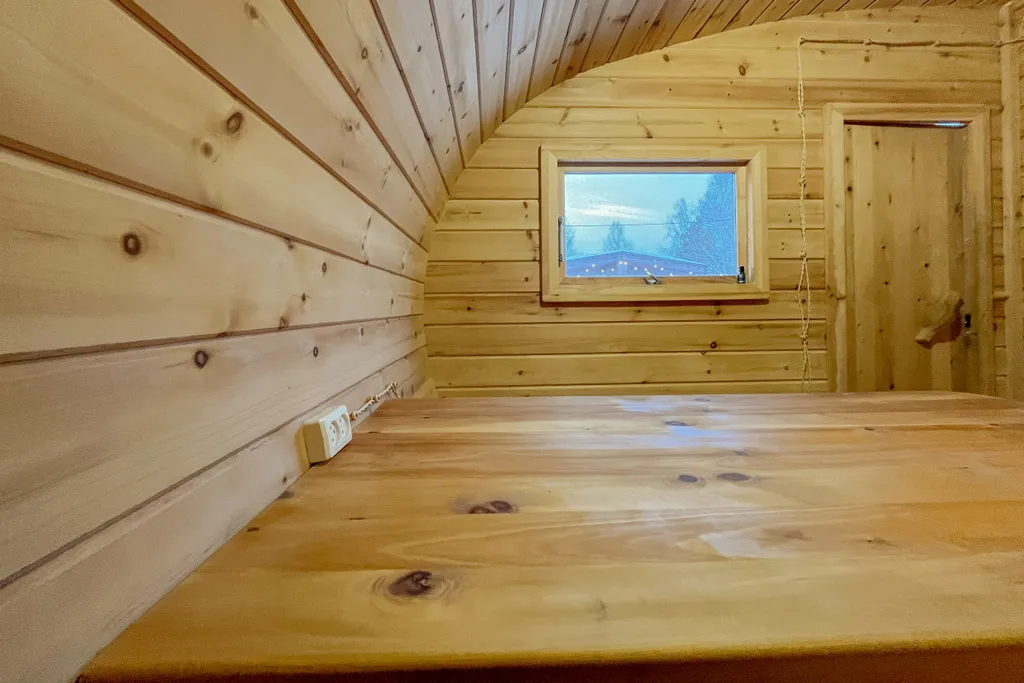 Скандинавский уютный домик с баней Око в черте города