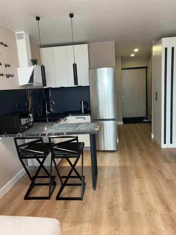 Новая квартира с видом на город