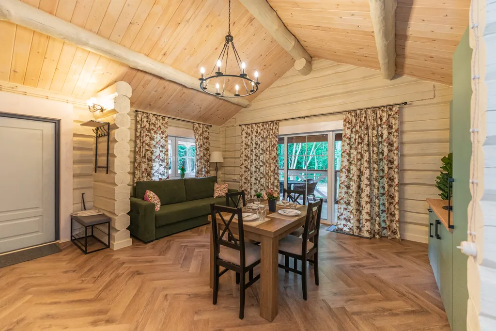 Уютный сруб из бруса №1