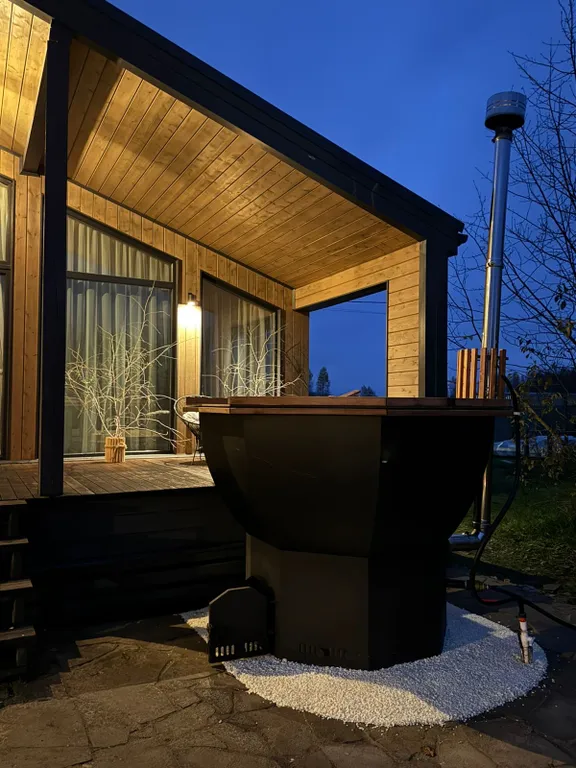 Уютный дом с чаном и баней