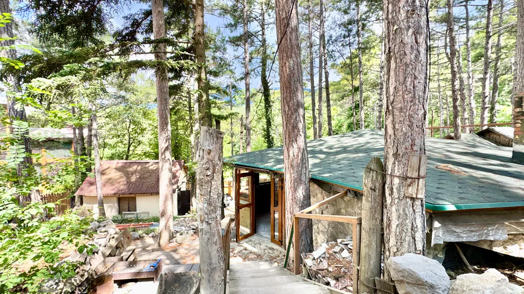 Дом в заповеднике с баней на дровах