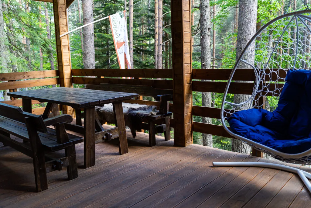 Шале в лесу с видом на горы (до 6-ти человек)