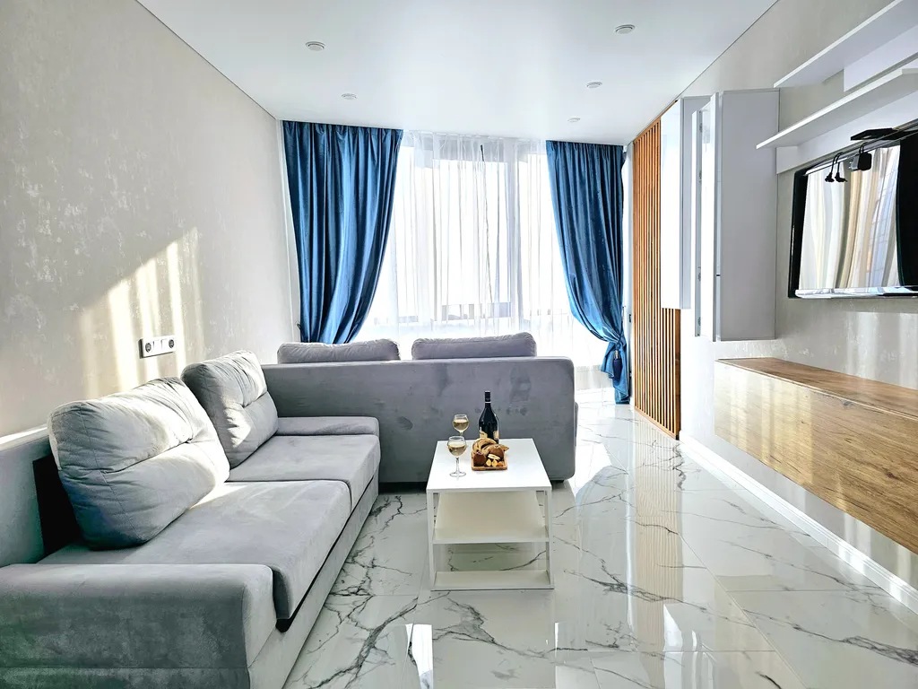 Квартира Большая двухкомнатная квартира с видом на море — Адлер