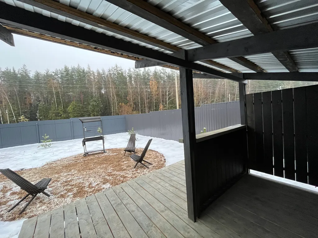 Стильный Барнхаус в окружении леса с сауной и сибирским банным чаном