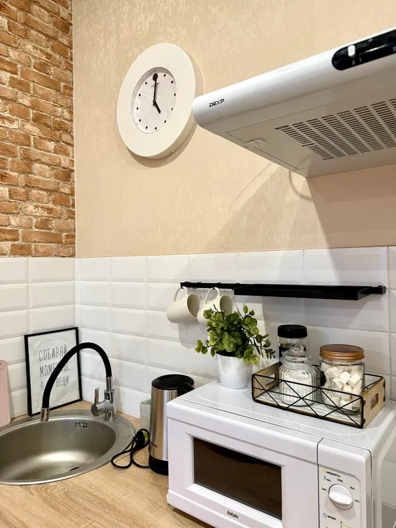 Стильная студия на двоих с магазином Пятерочка в этом же доме