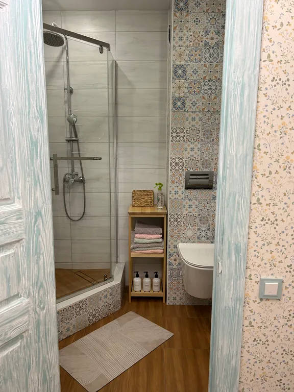 Уютная однокомнатная квартира в новом доме в стиле прованс