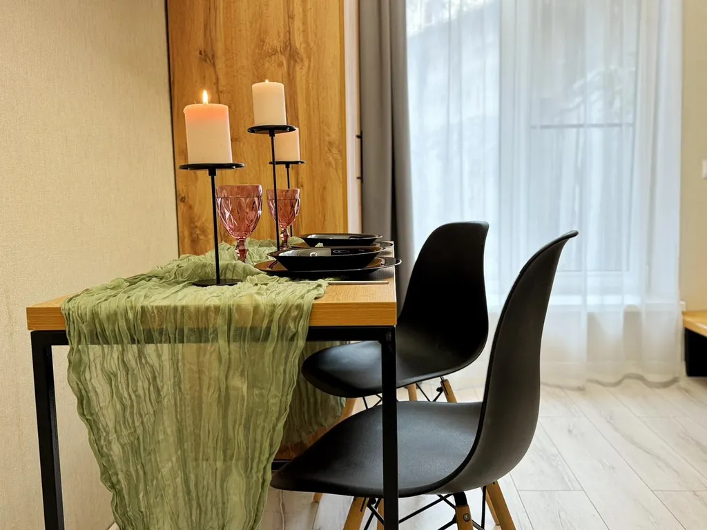 Апартаменты двухуровневые 3 минуты до пляжа